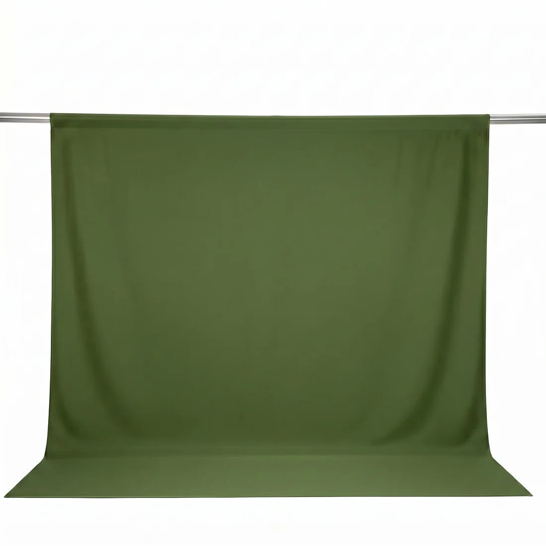 10 ft x 10 ft Polyester Backdrop Curtain Drape Panel with Rod Pocket