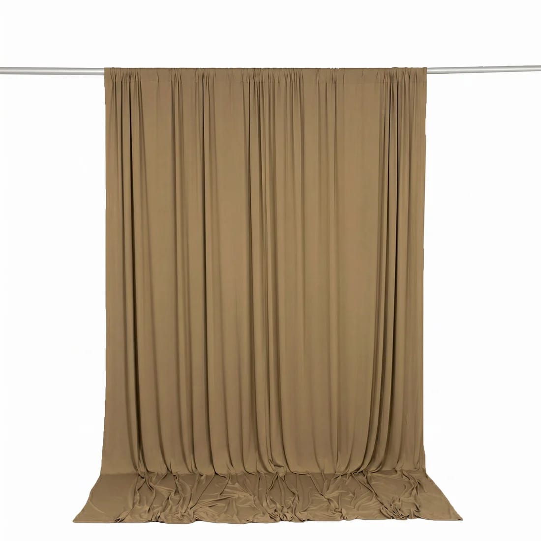 10 ft x 10 ft Spandex Backdrop Curtain with Rod Pocket