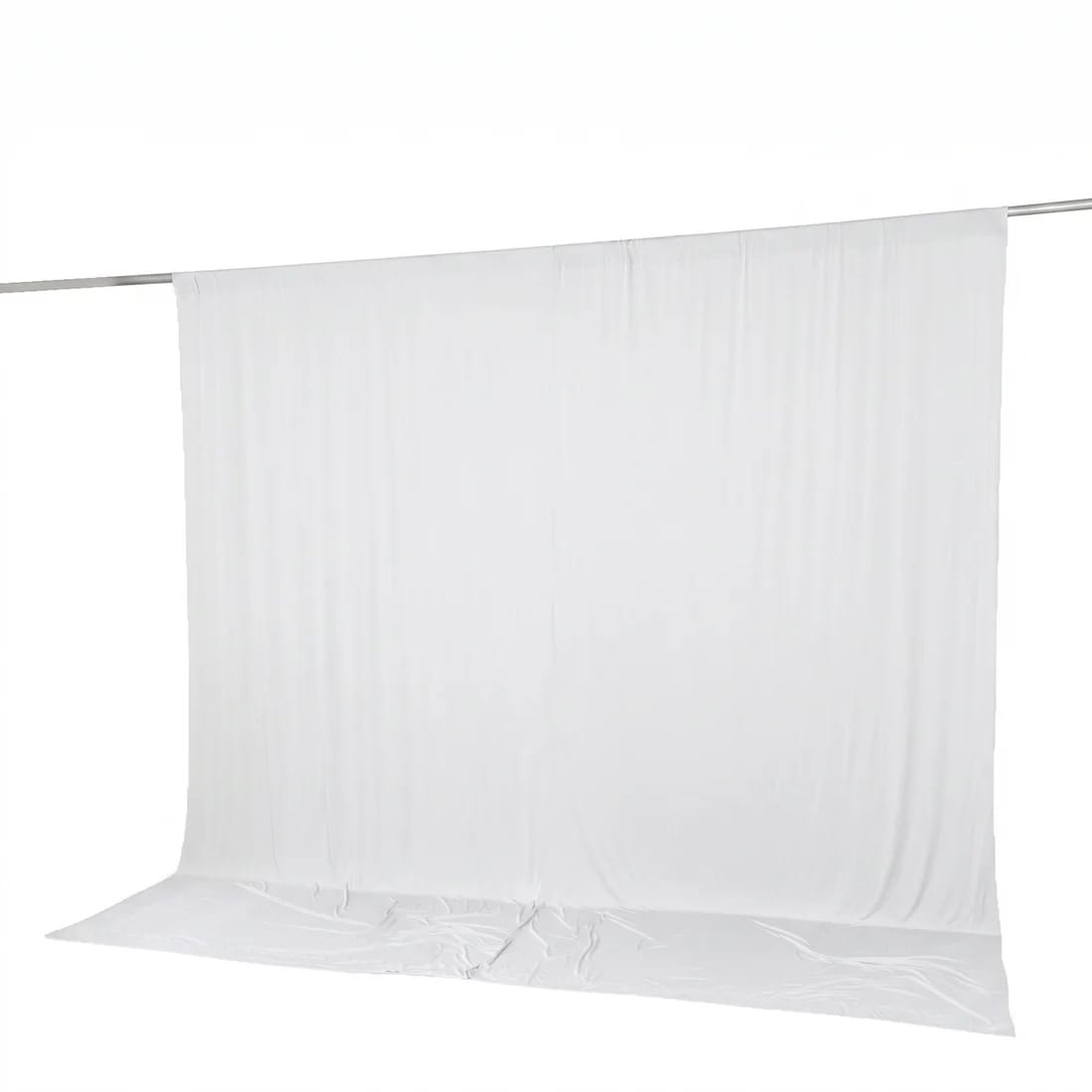 10 ft x 10 ft Spandex Backdrop Curtain with Rod Pocket