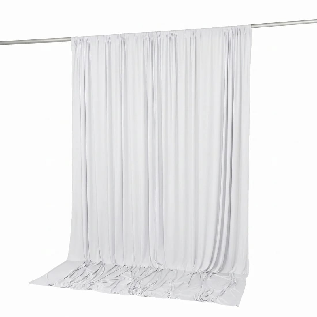10 ft x 10 ft Spandex Backdrop Curtain with Rod Pocket