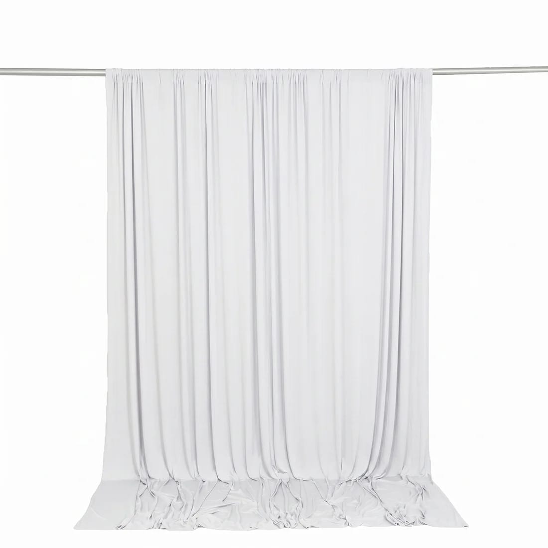 10 ft x 10 ft Spandex Backdrop Curtain with Rod Pocket