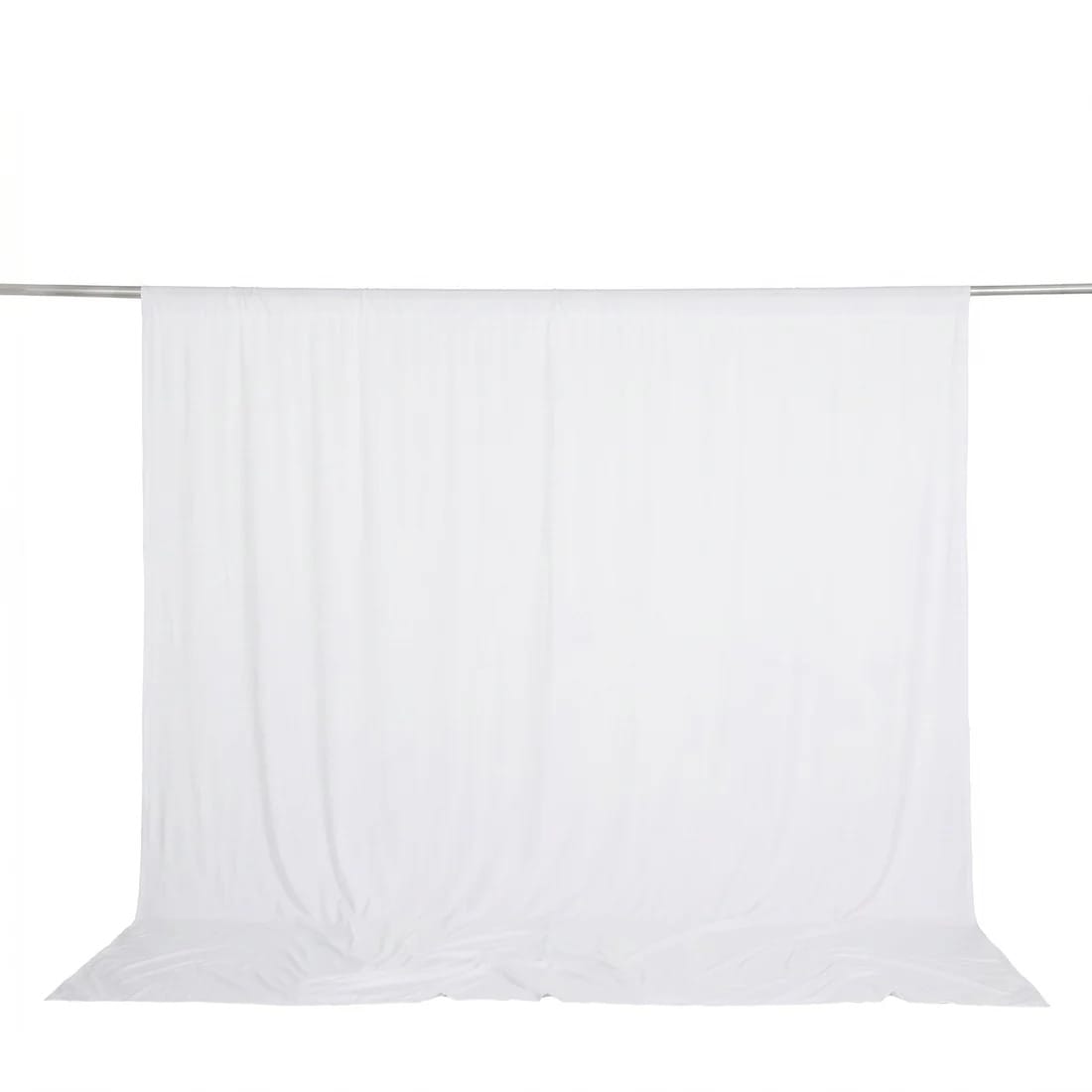10 ft x 10 ft Spandex Backdrop Curtain with Rod Pocket