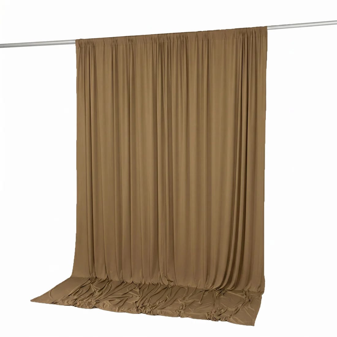 10 ft x 10 ft Spandex Backdrop Curtain with Rod Pocket