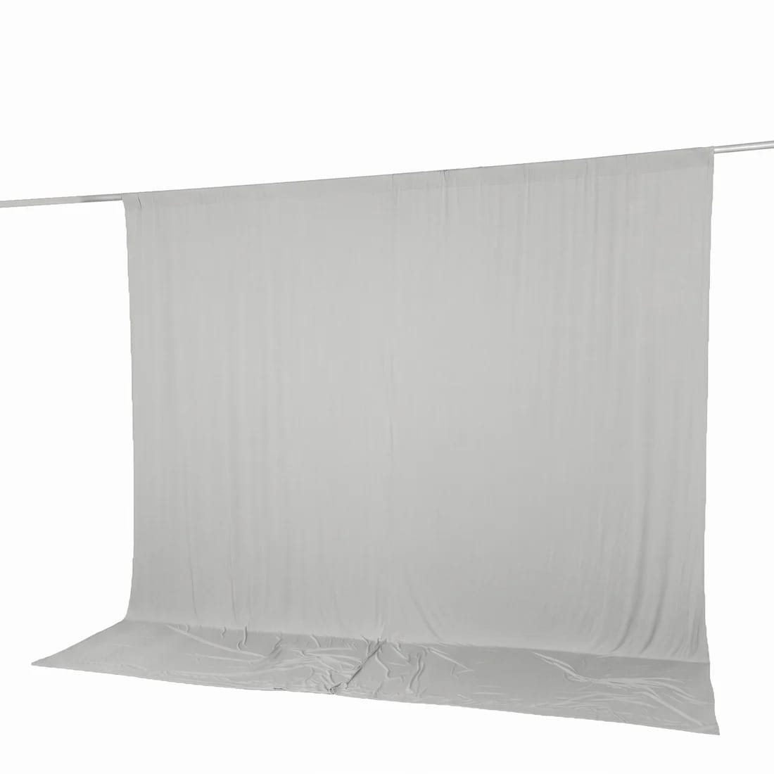 10 ft x 10 ft Spandex Backdrop Curtain with Rod Pocket