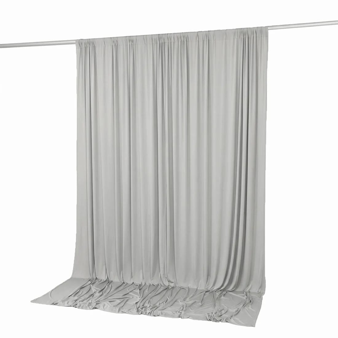 10 ft x 10 ft Spandex Backdrop Curtain with Rod Pocket