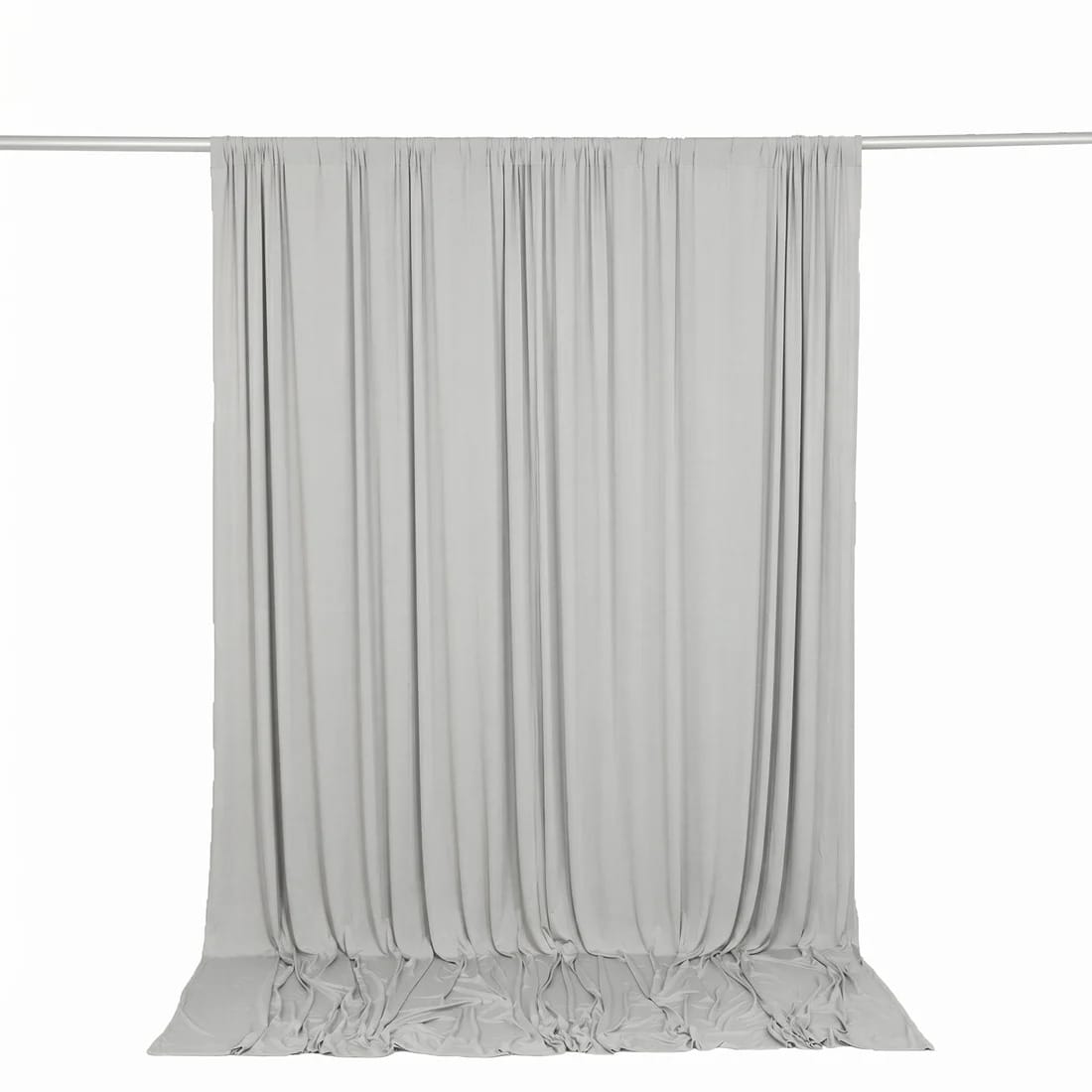 10 ft x 10 ft Spandex Backdrop Curtain with Rod Pocket