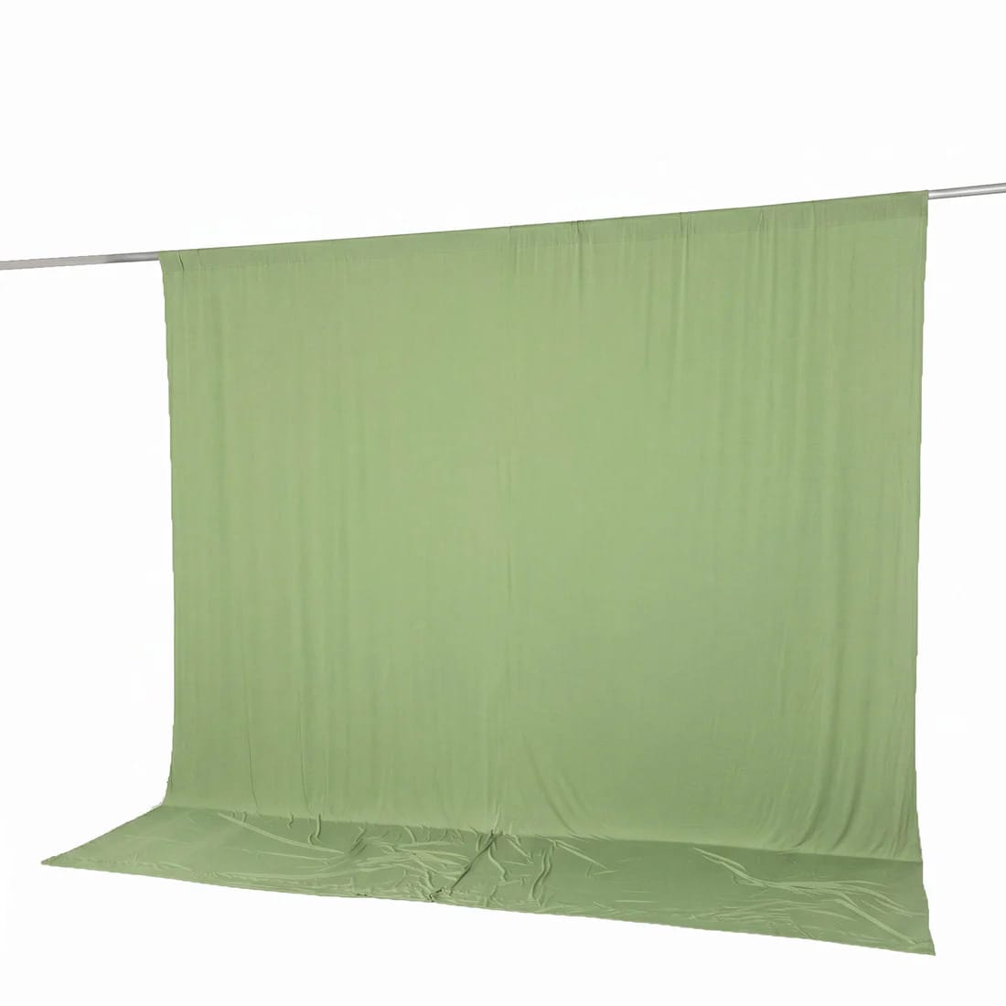 10 ft x 10 ft Spandex Backdrop Curtain with Rod Pocket