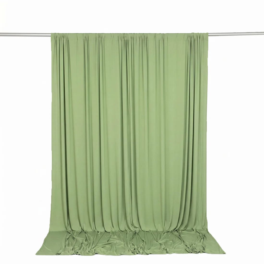 10 ft x 10 ft Spandex Backdrop Curtain with Rod Pocket