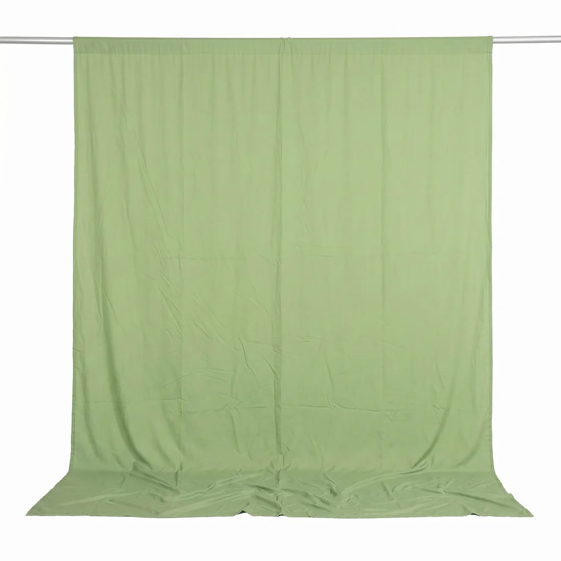 10 ft x 10 ft Spandex Backdrop Curtain with Rod Pocket