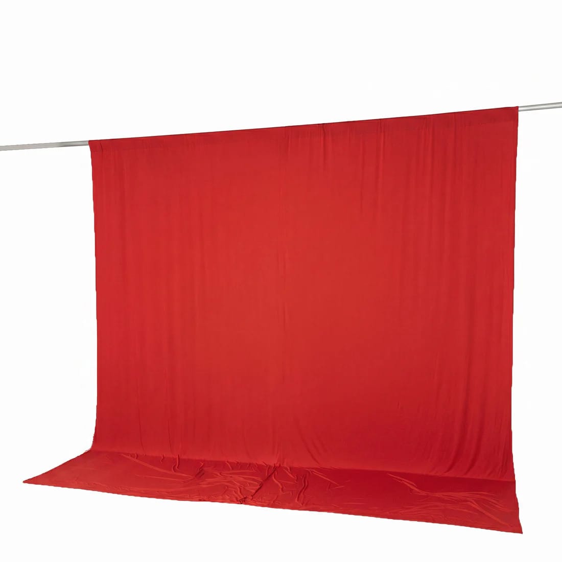 10 ft x 10 ft Spandex Backdrop Curtain with Rod Pocket