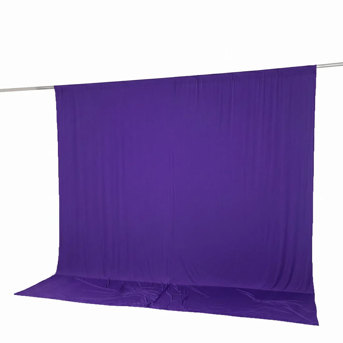 10 ft x 10 ft Spandex Backdrop Curtain with Rod Pocket
