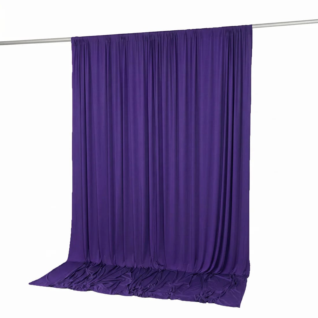 10 ft x 10 ft Spandex Backdrop Curtain with Rod Pocket