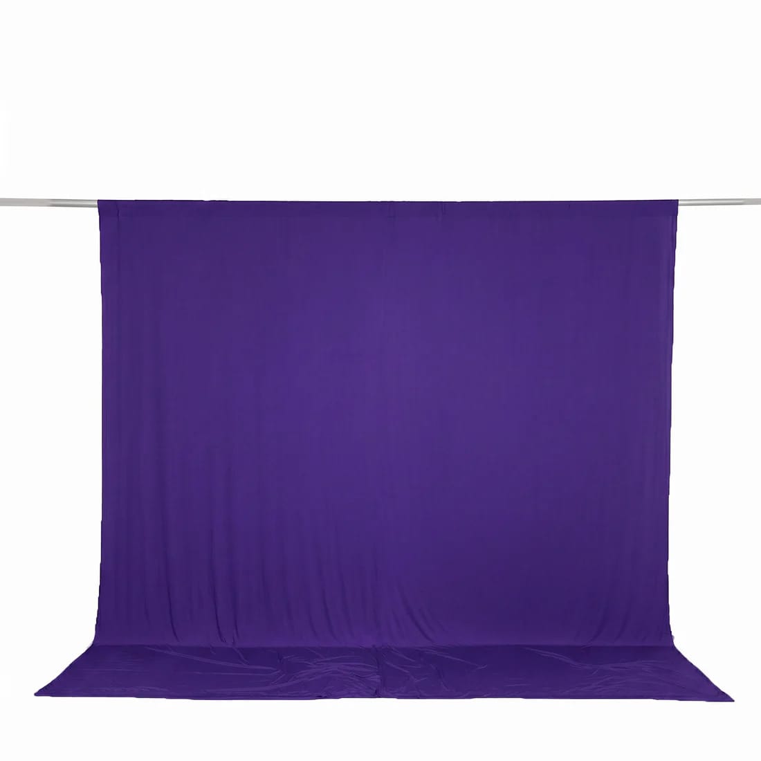 10 ft x 10 ft Spandex Backdrop Curtain with Rod Pocket