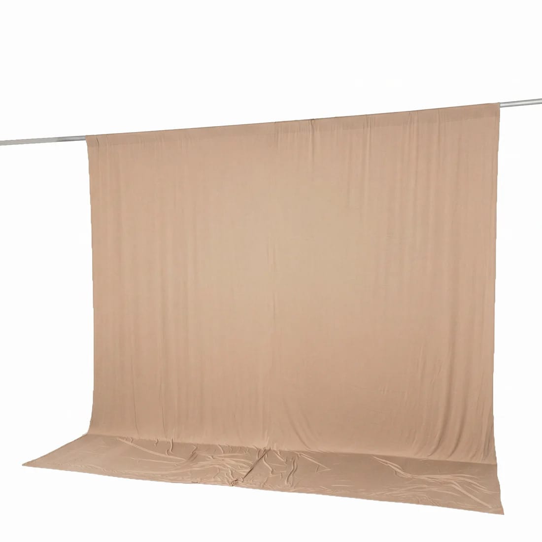 10 ft x 10 ft Spandex Backdrop Curtain with Rod Pocket