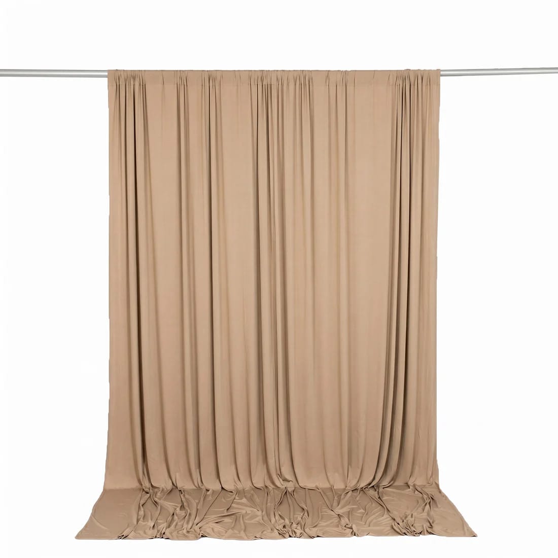 10 ft x 10 ft Spandex Backdrop Curtain with Rod Pocket