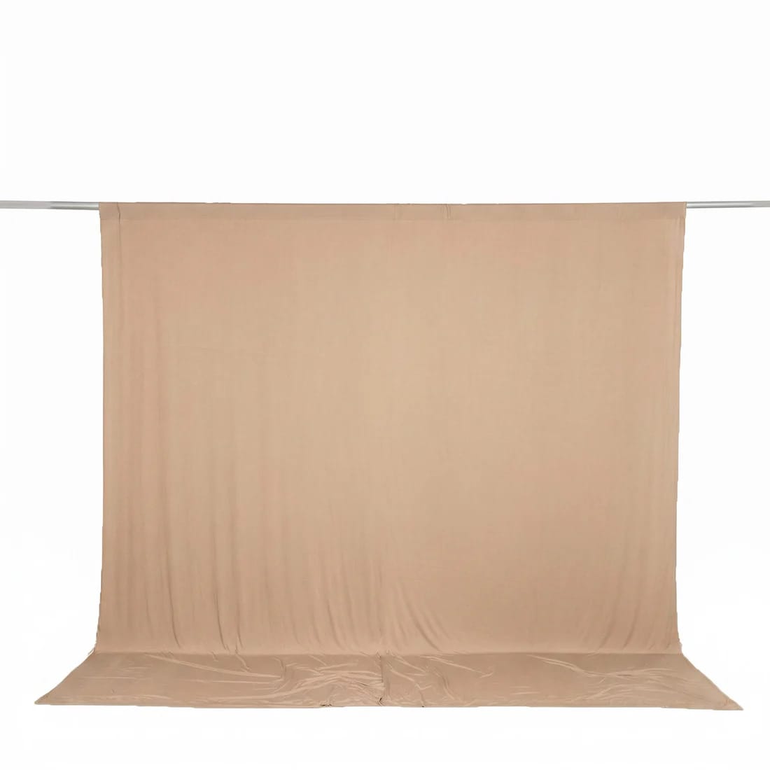 10 ft x 10 ft Spandex Backdrop Curtain with Rod Pocket
