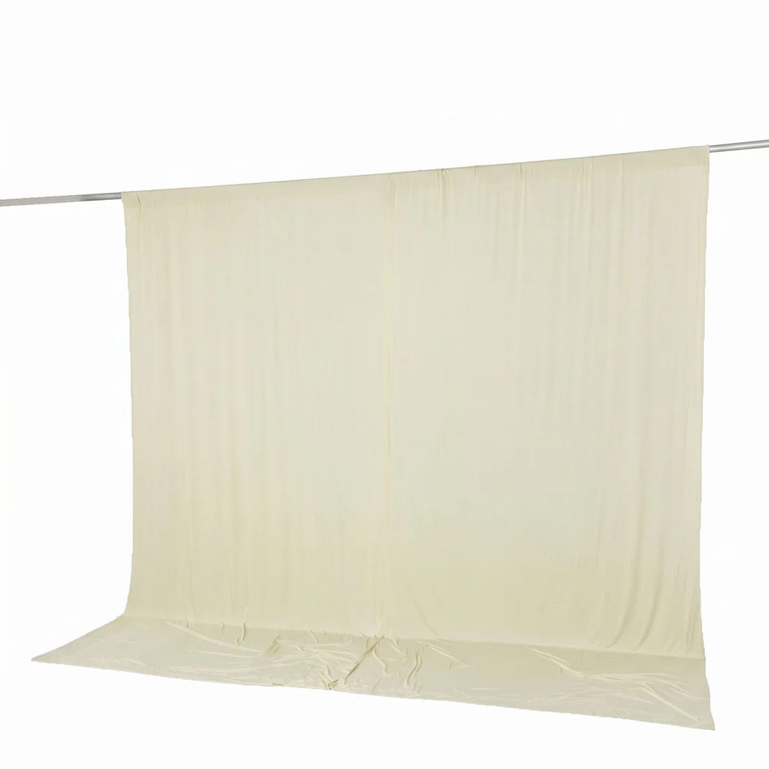 10 ft x 10 ft Spandex Backdrop Curtain with Rod Pocket