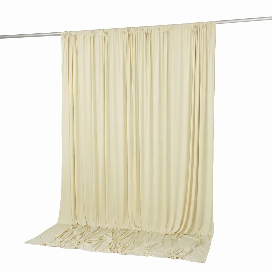 10 ft x 10 ft Spandex Backdrop Curtain with Rod Pocket