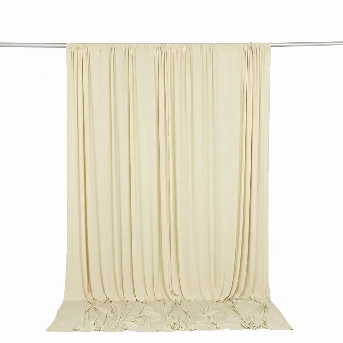 10 ft x 10 ft Spandex Backdrop Curtain with Rod Pocket