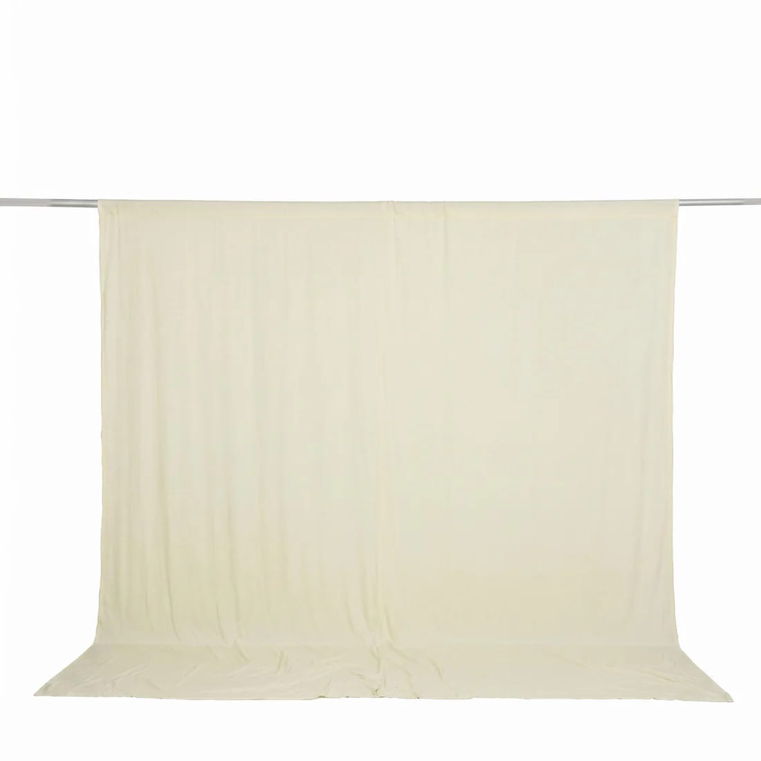 10 ft x 10 ft Spandex Backdrop Curtain with Rod Pocket