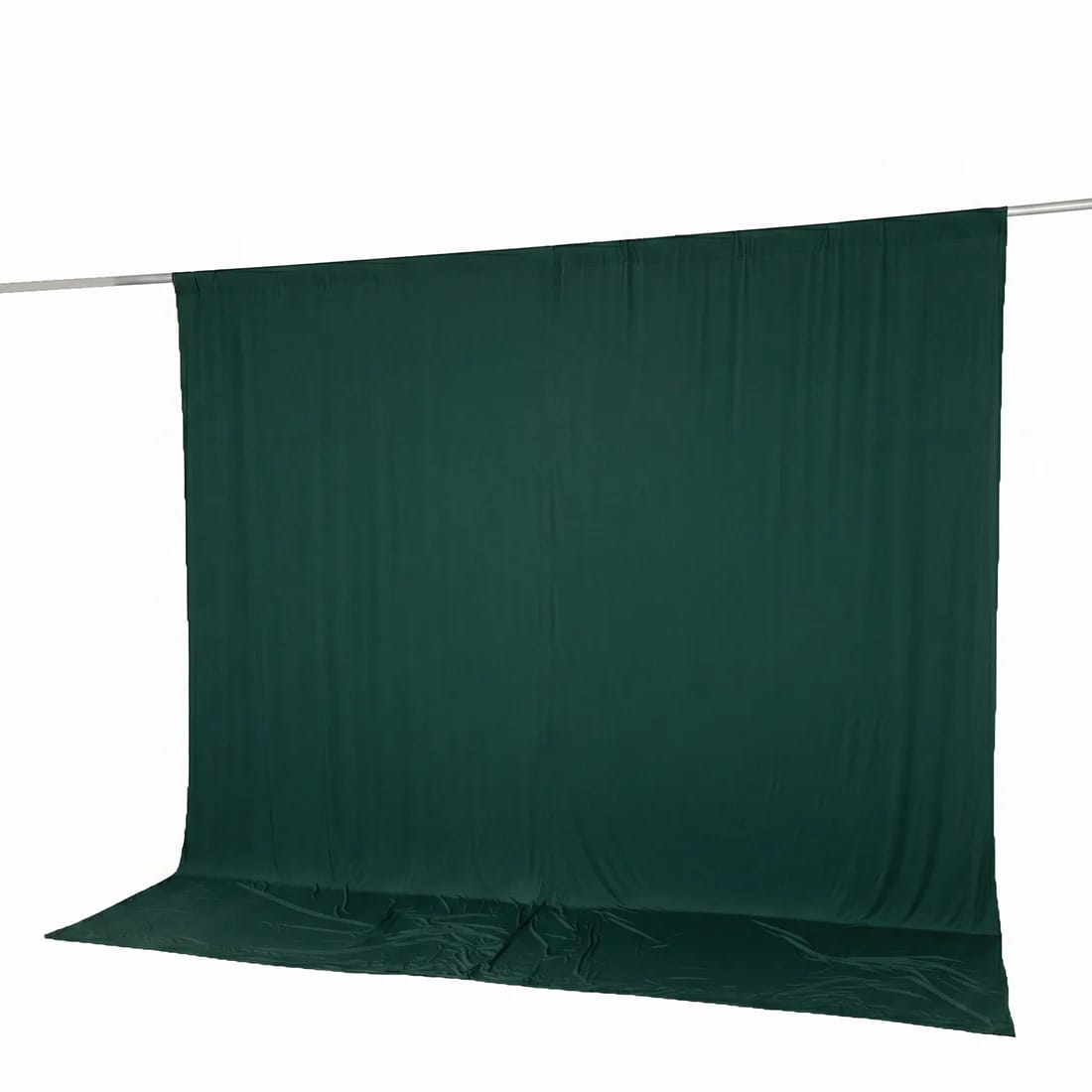 10 ft x 10 ft Spandex Backdrop Curtain with Rod Pocket