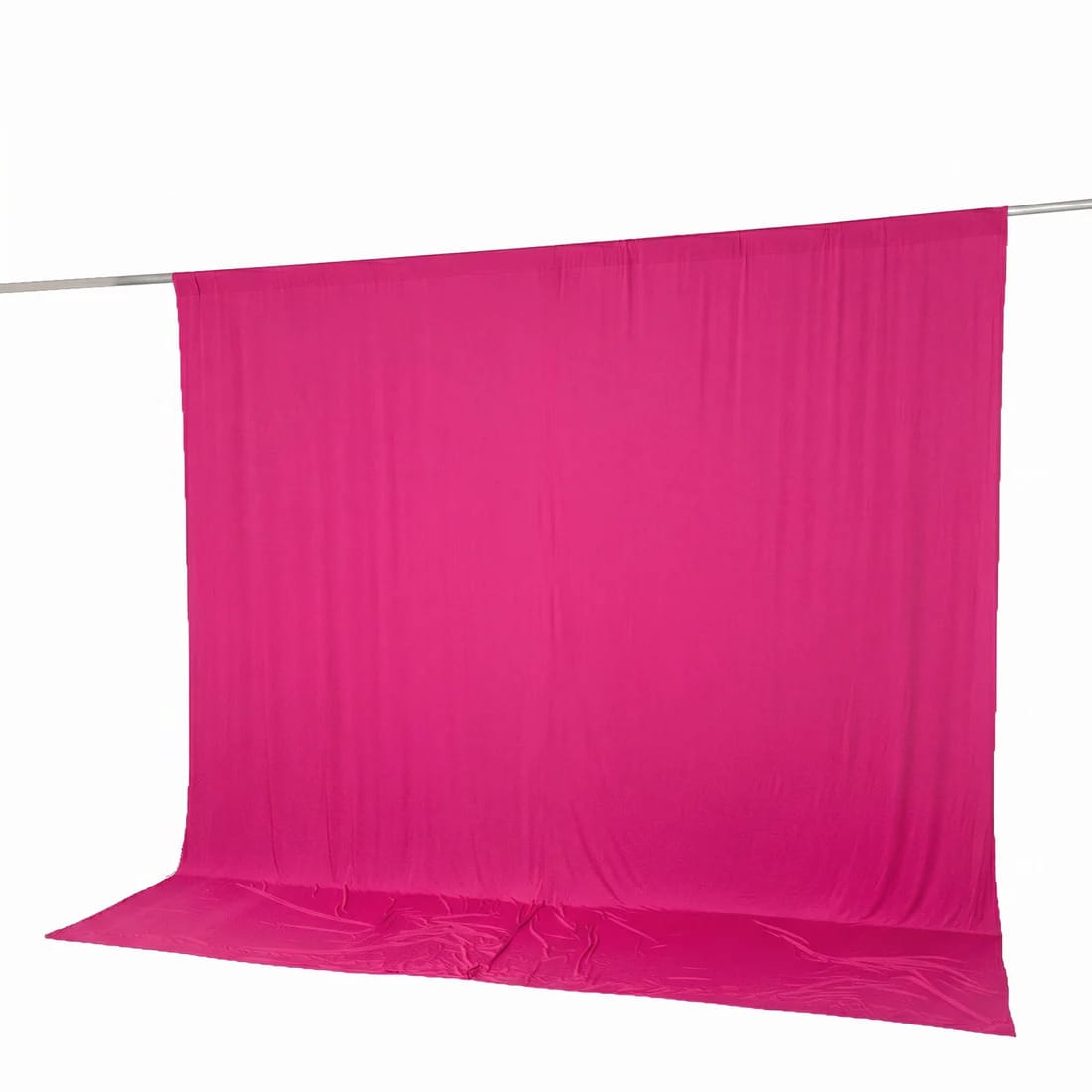 10 ft x 10 ft Spandex Backdrop Curtain with Rod Pocket