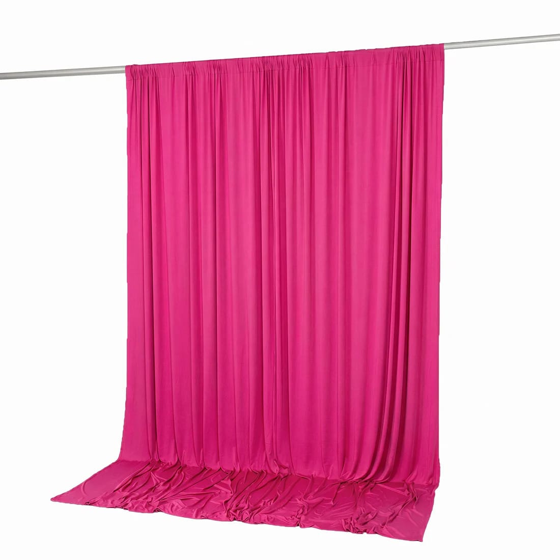 10 ft x 10 ft Spandex Backdrop Curtain with Rod Pocket