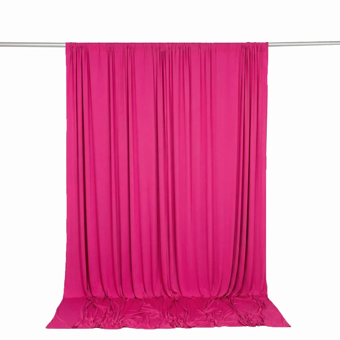 10 ft x 10 ft Spandex Backdrop Curtain with Rod Pocket