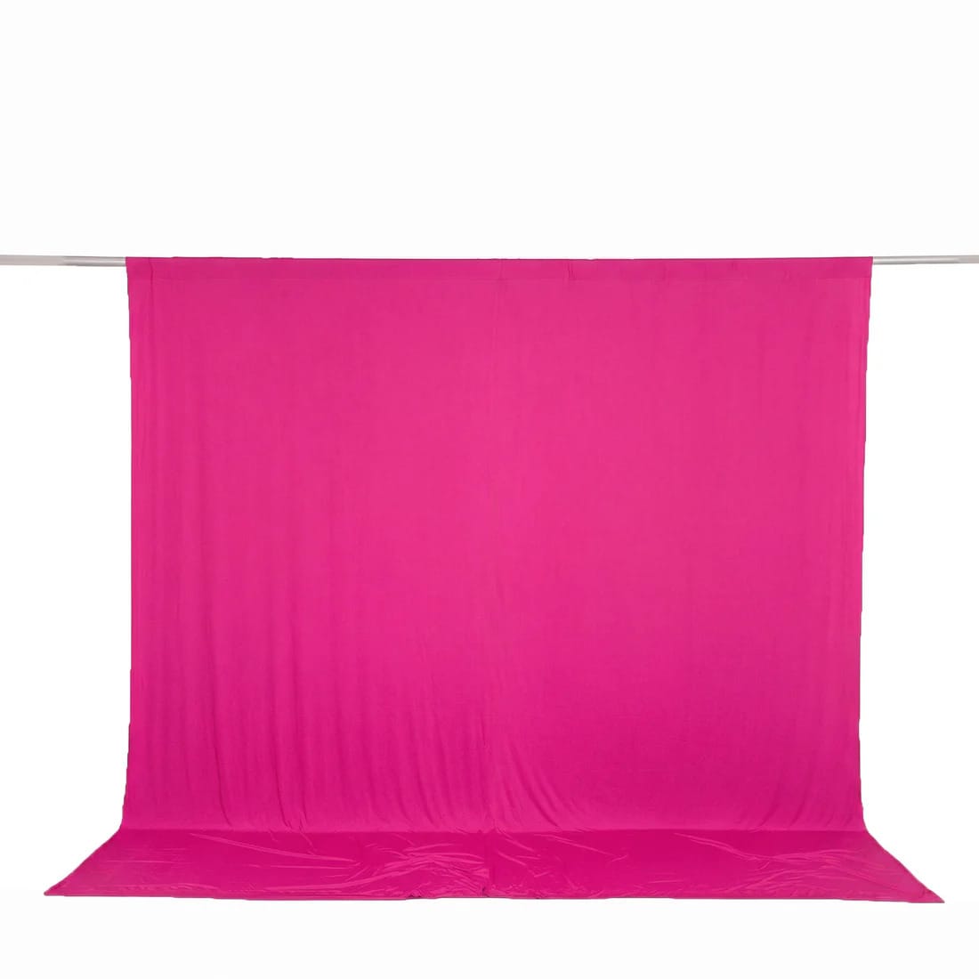10 ft x 10 ft Spandex Backdrop Curtain with Rod Pocket