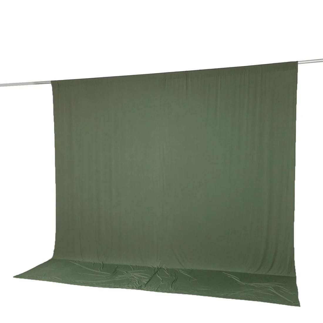 10 ft x 10 ft Spandex Backdrop Curtain with Rod Pocket