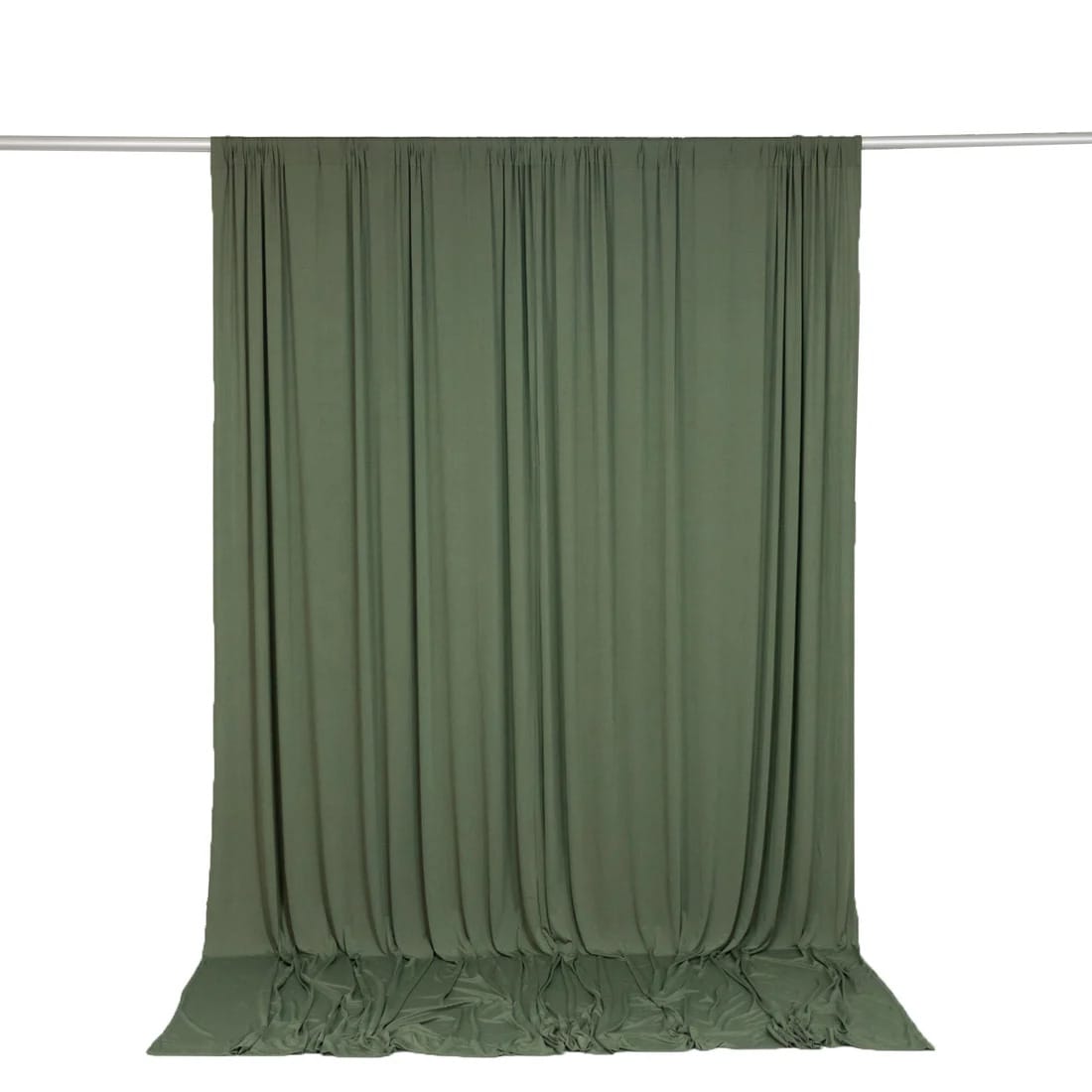 10 ft x 10 ft Spandex Backdrop Curtain with Rod Pocket