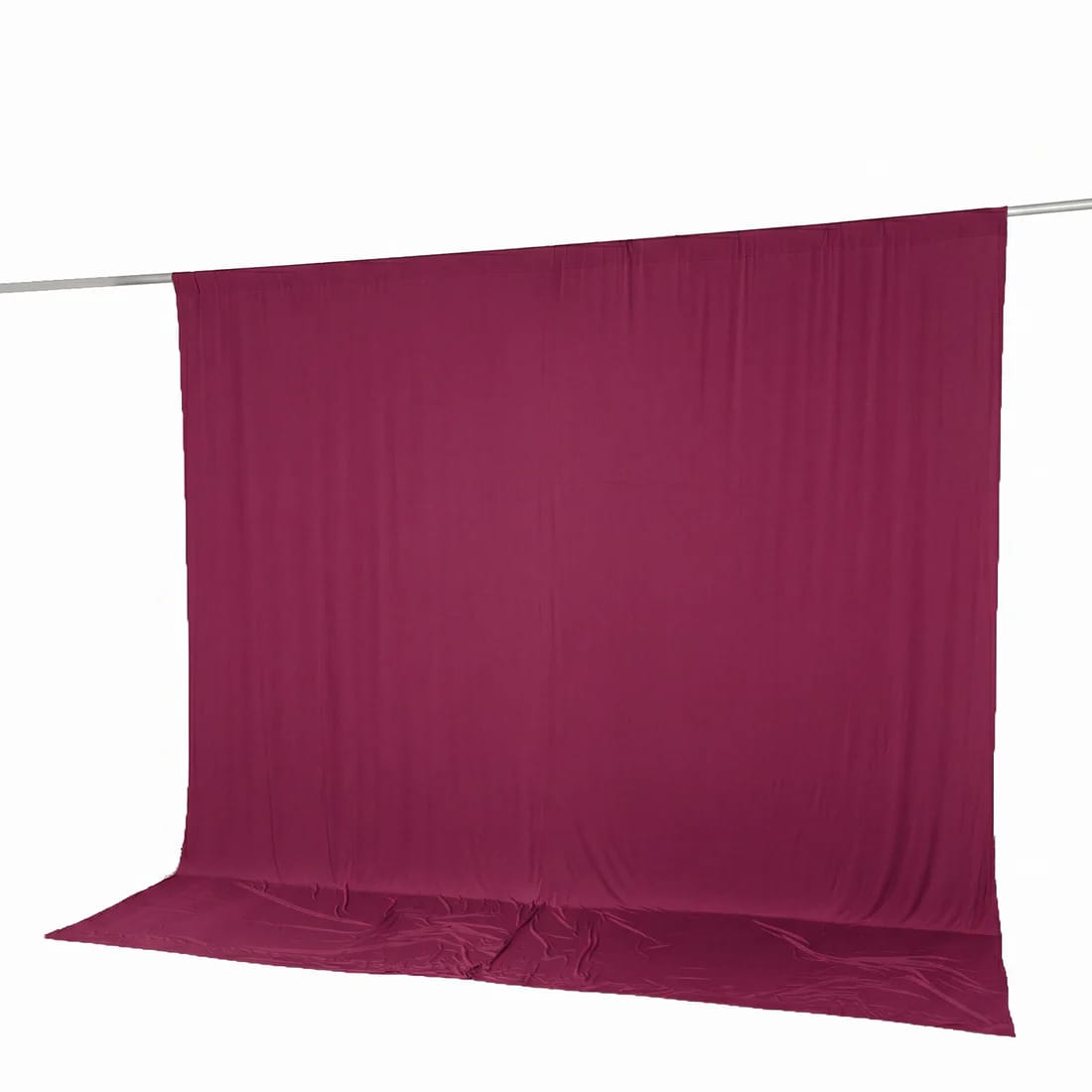 10 ft x 10 ft Spandex Backdrop Curtain with Rod Pocket