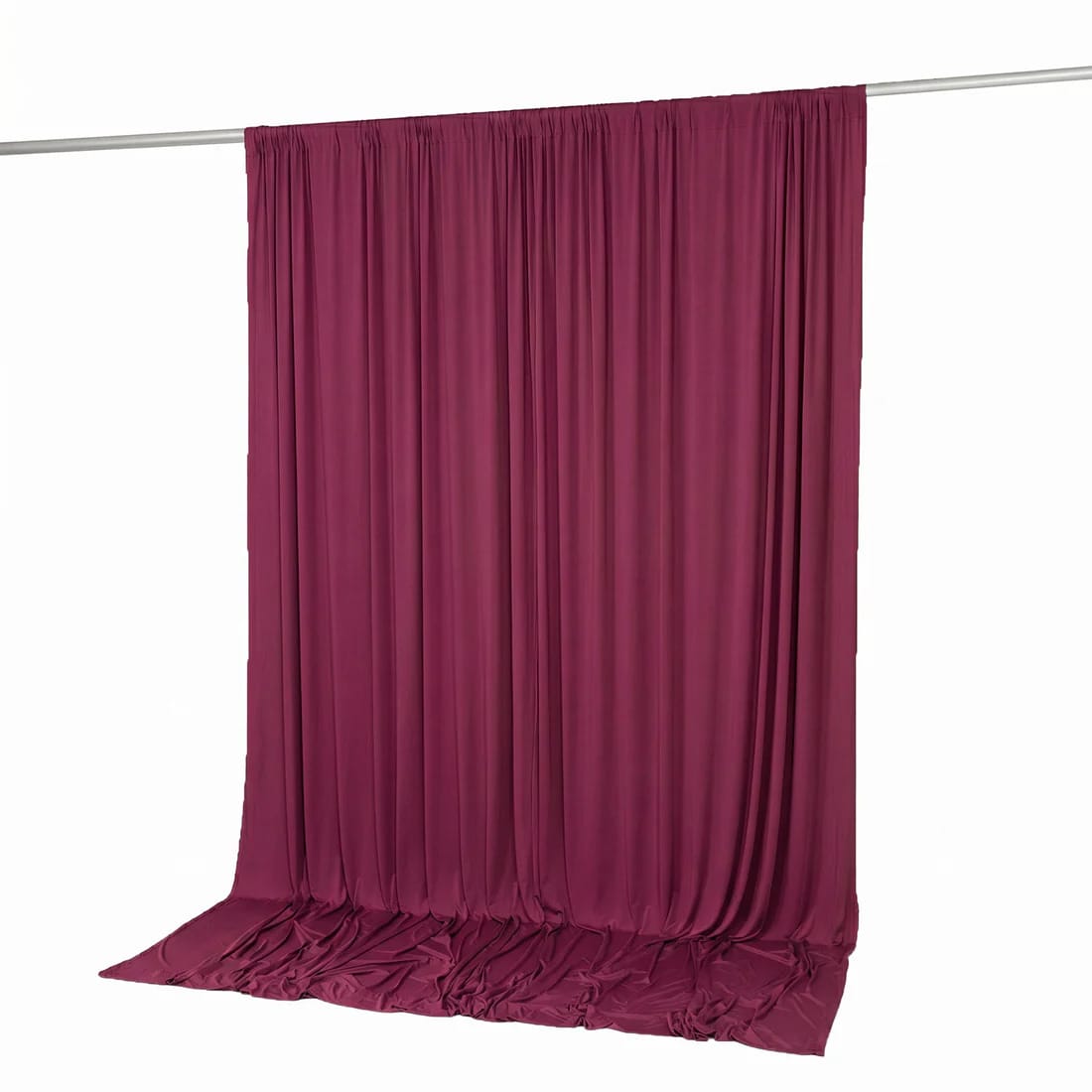 10 ft x 10 ft Spandex Backdrop Curtain with Rod Pocket
