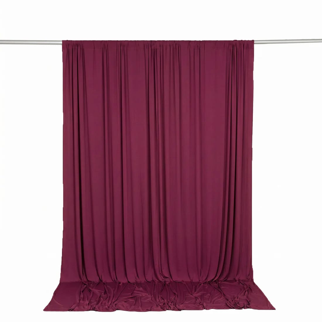 10 ft x 10 ft Spandex Backdrop Curtain with Rod Pocket