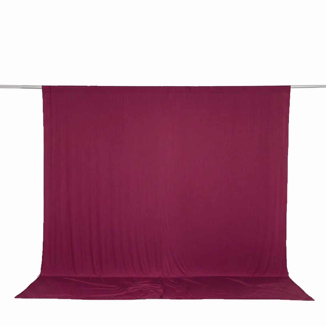 10 ft x 10 ft Spandex Backdrop Curtain with Rod Pocket