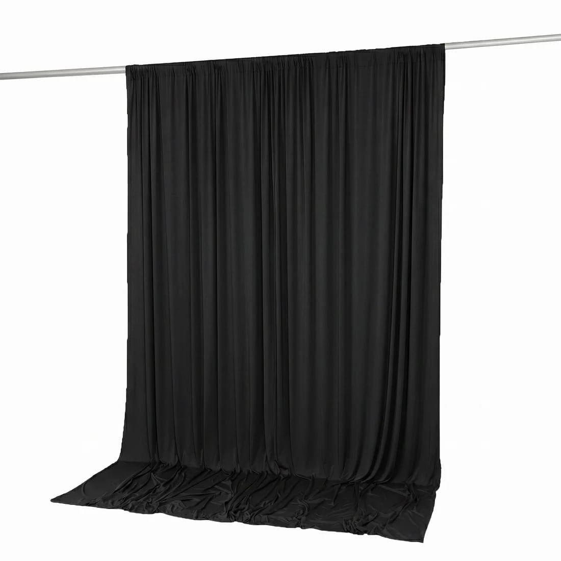 10 ft x 10 ft Spandex Backdrop Curtain with Rod Pocket
