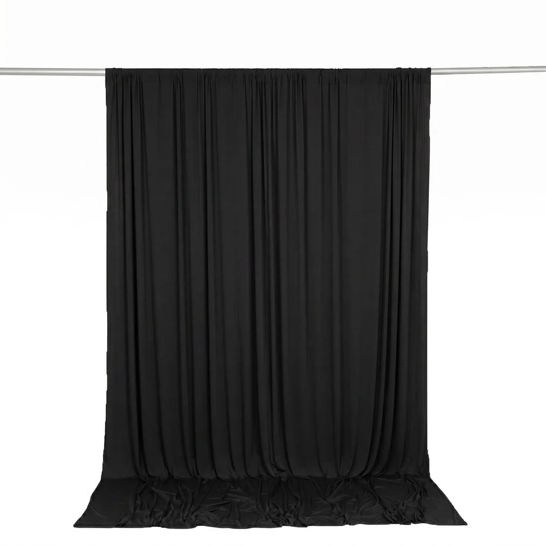 10 ft x 10 ft Spandex Backdrop Curtain with Rod Pocket