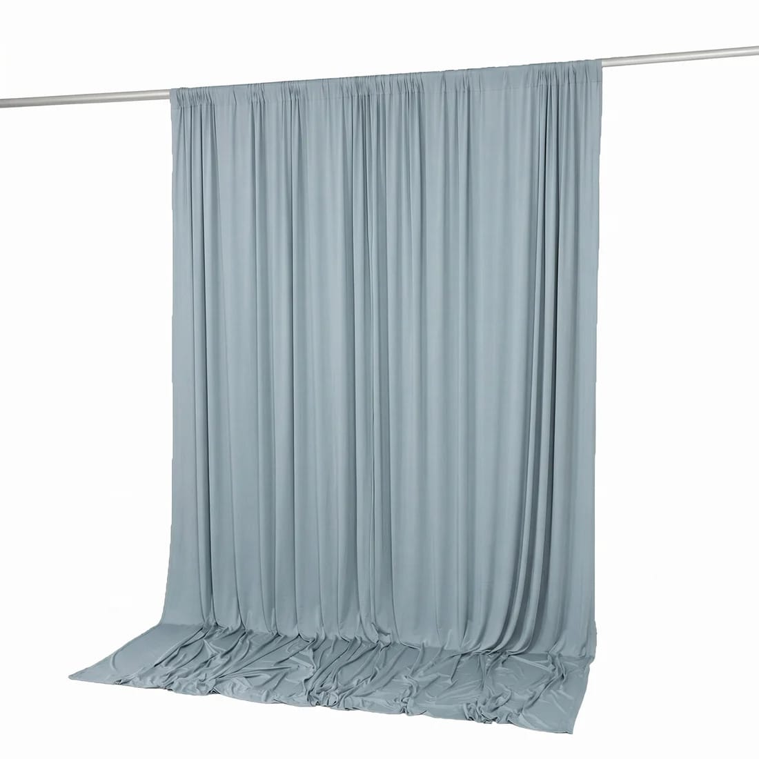 10 ft x 10 ft Spandex Backdrop Curtain with Rod Pocket