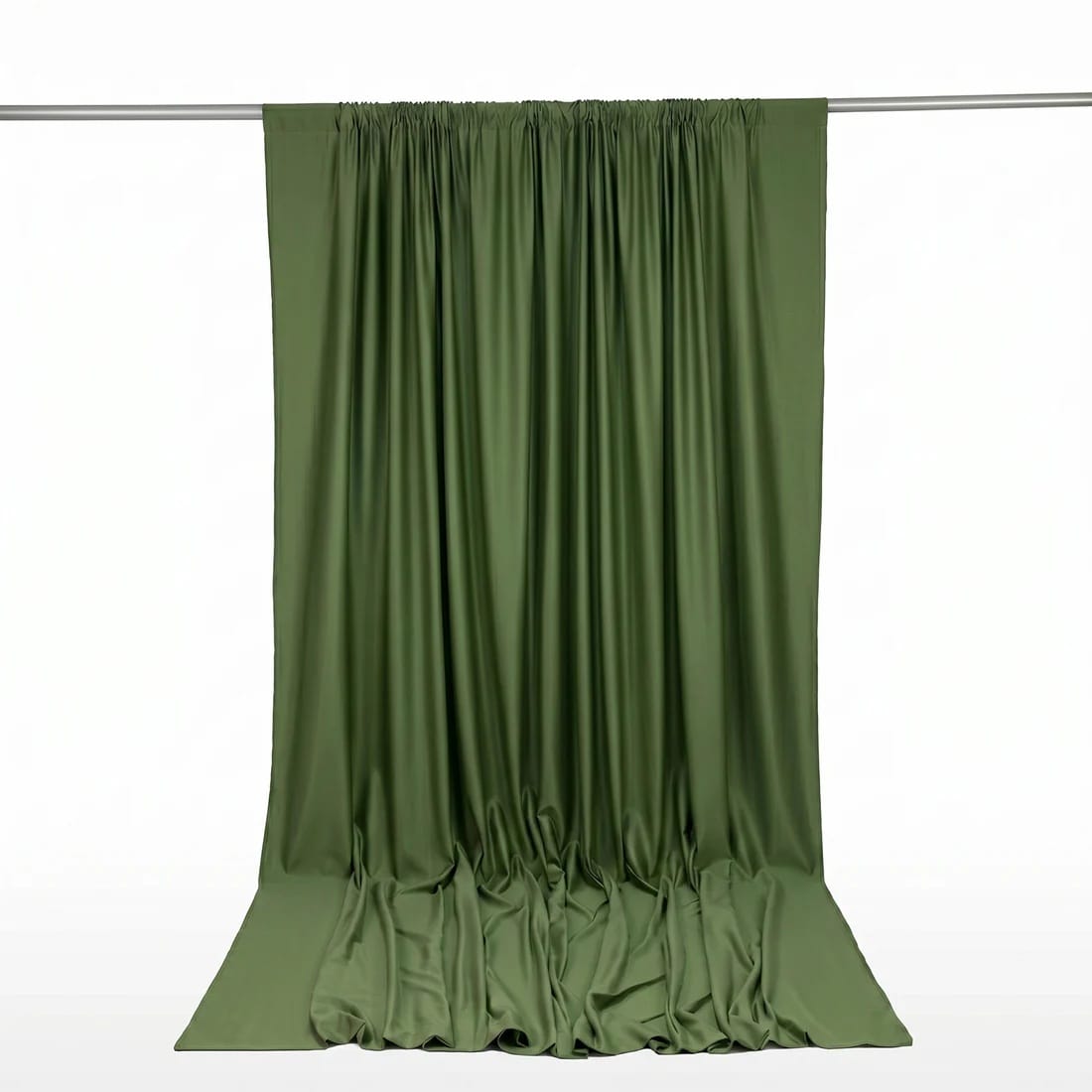 10 ft x 12 ft Polyester Backdrop Curtain Drape Panel with Rod Pocket