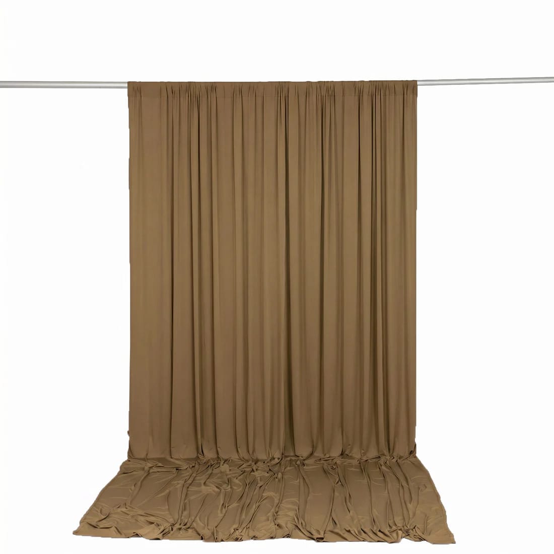 10 ft x 12 ft Wrinkle-Free Spandex Backdrop Curtainwith Rod Pocket
