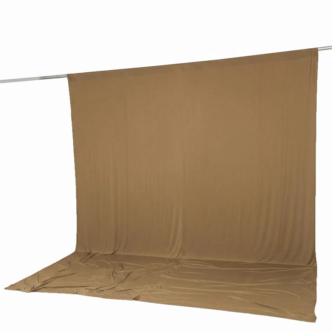 10 ft x 12 ft Wrinkle-Free Spandex Backdrop Curtainwith Rod Pocket