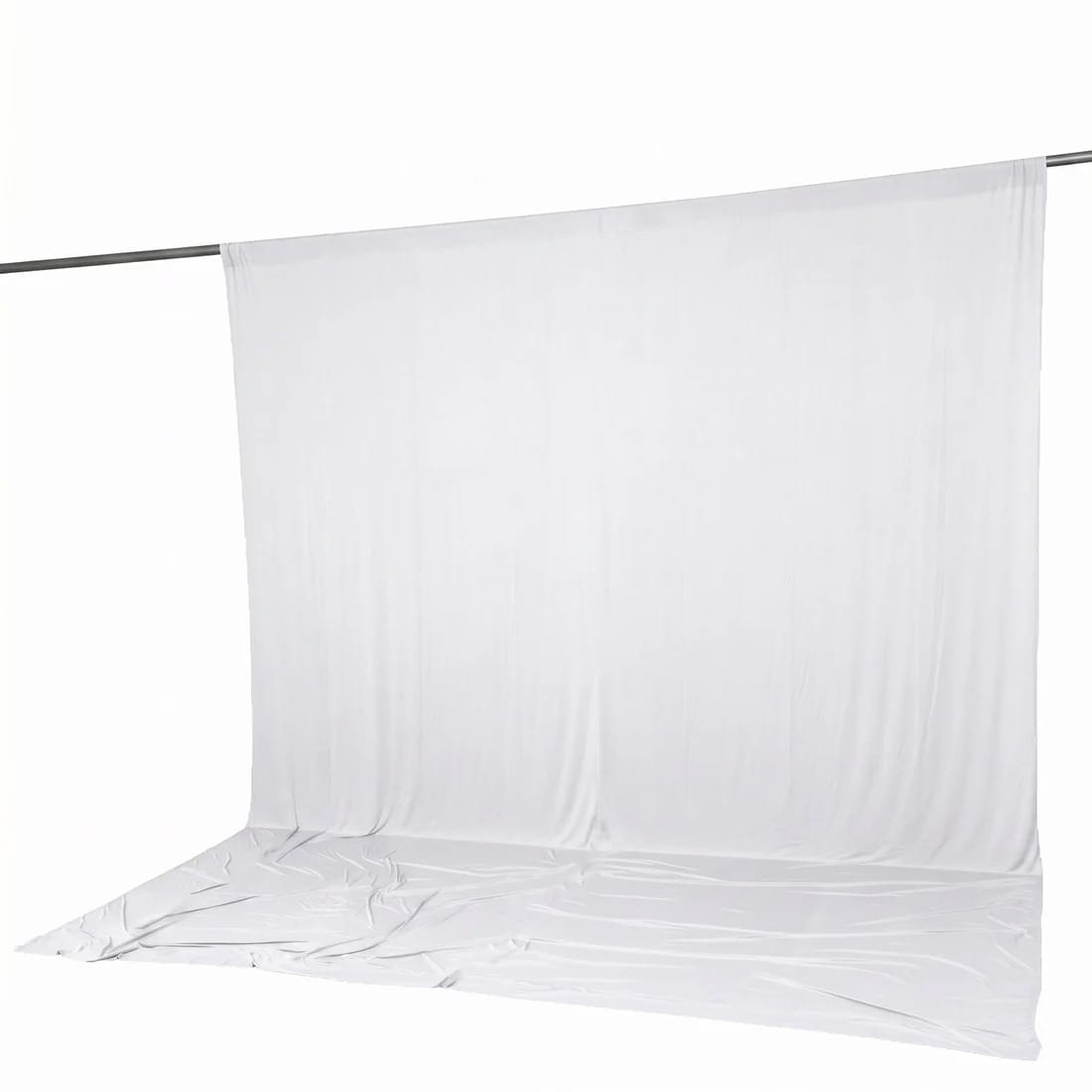 10 ft x 12 ft Wrinkle-Free Spandex Backdrop Curtainwith Rod Pocket