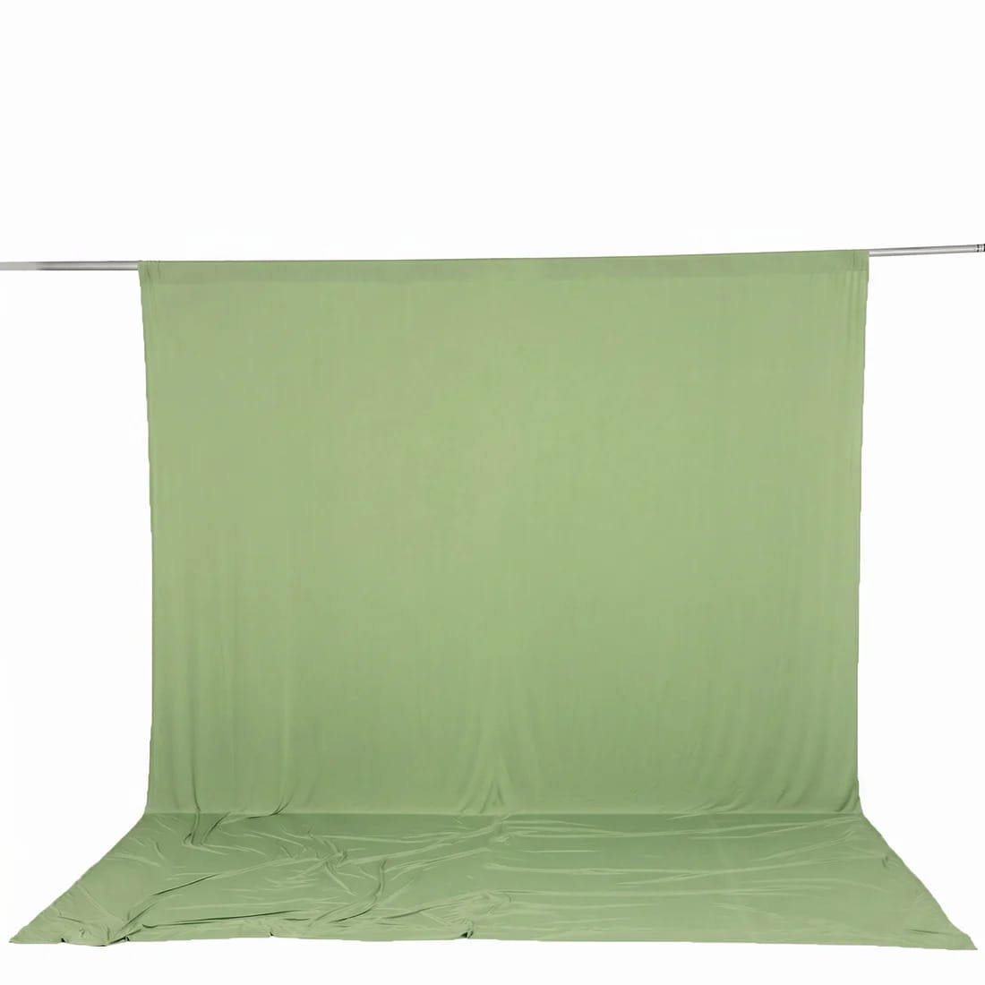 10 ft x 12 ft Wrinkle-Free Spandex Backdrop Curtainwith Rod Pocket