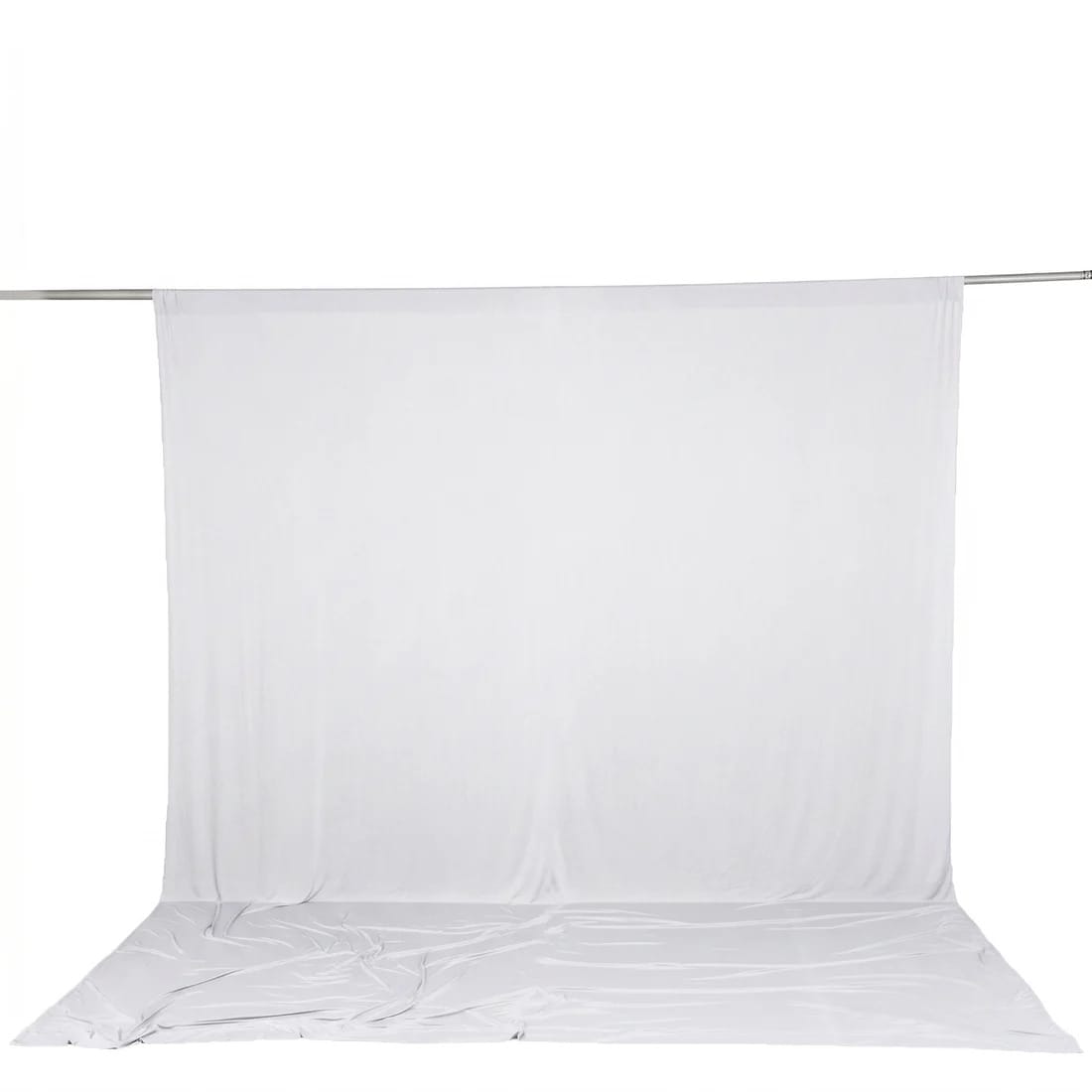 10 ft x 12 ft Wrinkle-Free Spandex Backdrop Curtainwith Rod Pocket