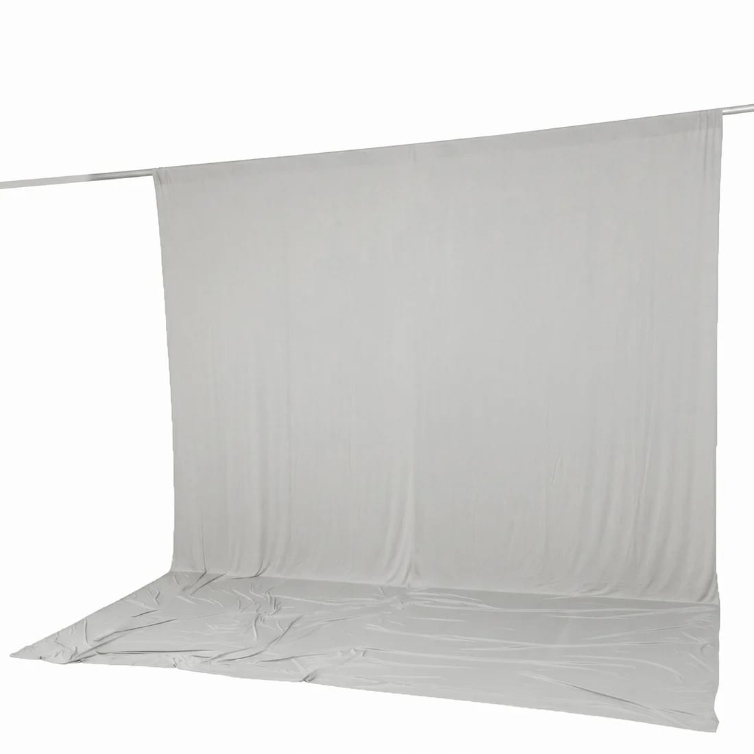 10 ft x 12 ft Wrinkle-Free Spandex Backdrop Curtainwith Rod Pocket