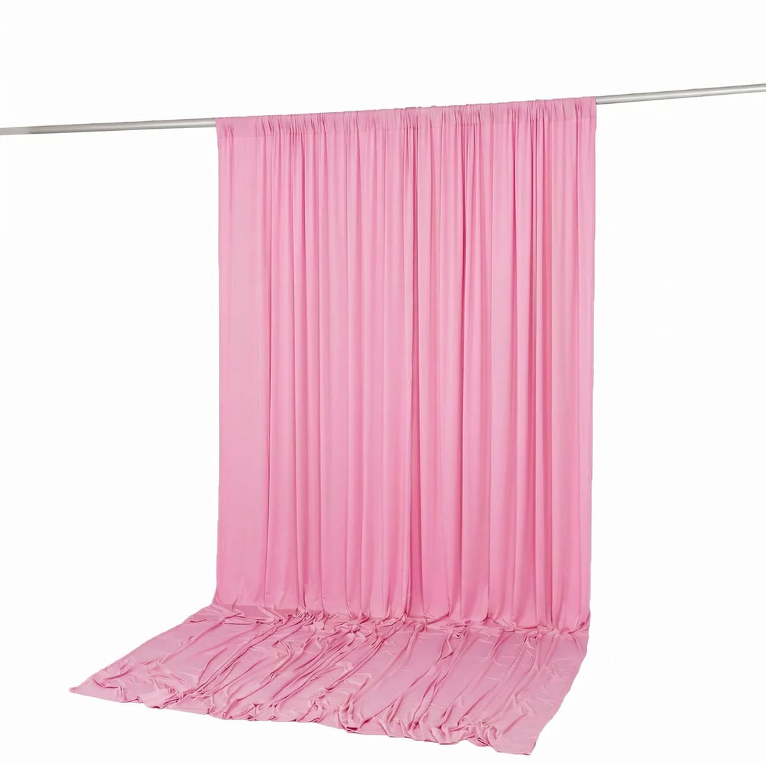 10 ft x 12 ft Wrinkle-Free Spandex Backdrop Curtainwith Rod Pocket