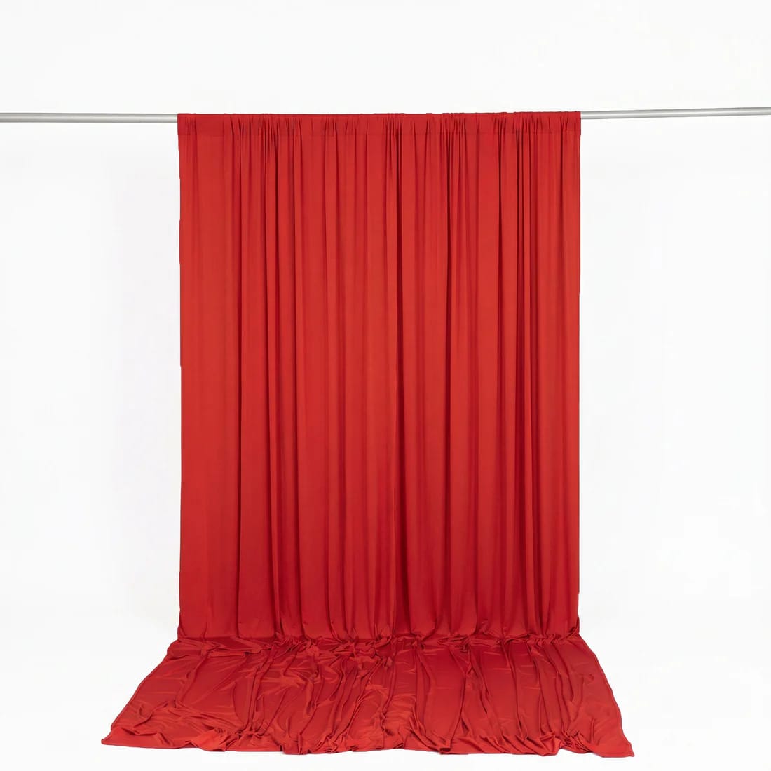 10 ft x 12 ft Wrinkle-Free Spandex Backdrop Curtainwith Rod Pocket