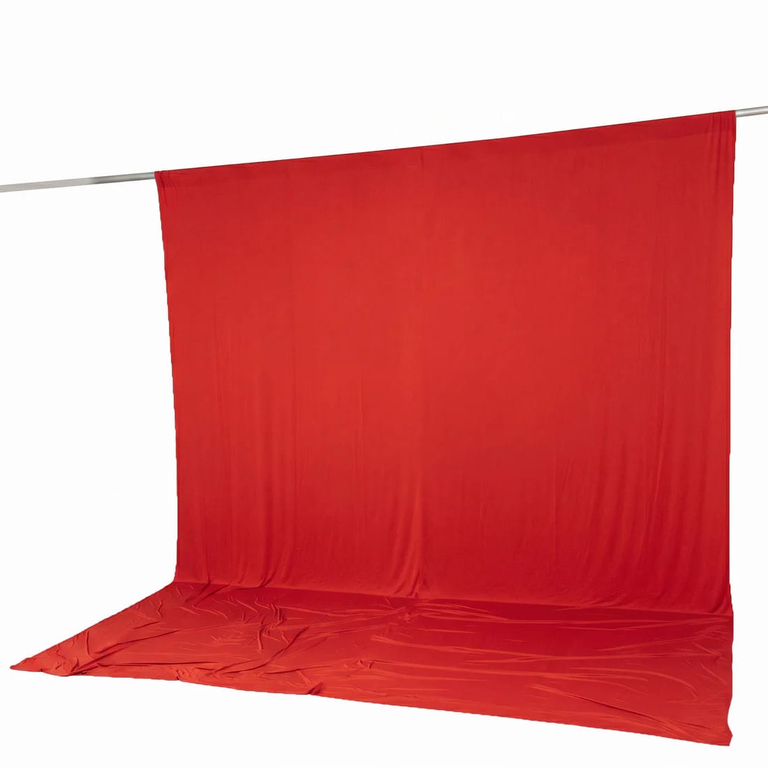 10 ft x 12 ft Wrinkle-Free Spandex Backdrop Curtainwith Rod Pocket