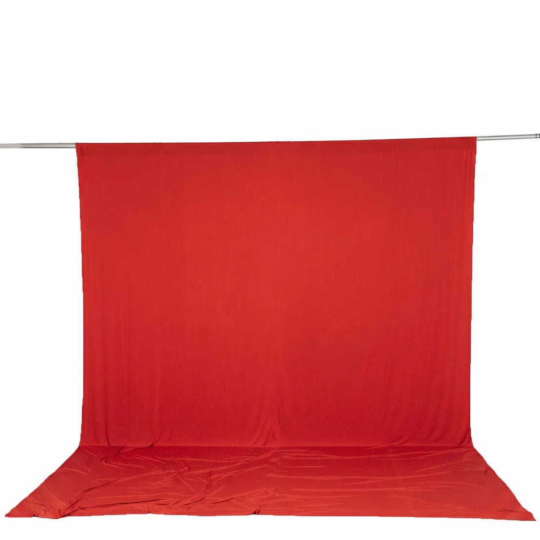 10 ft x 12 ft Wrinkle-Free Spandex Backdrop Curtainwith Rod Pocket