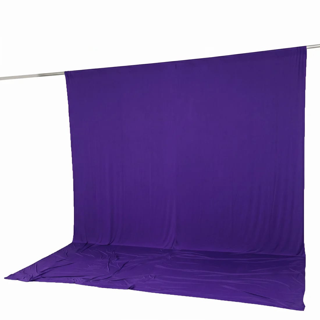 10 ft x 12 ft Wrinkle-Free Spandex Backdrop Curtainwith Rod Pocket